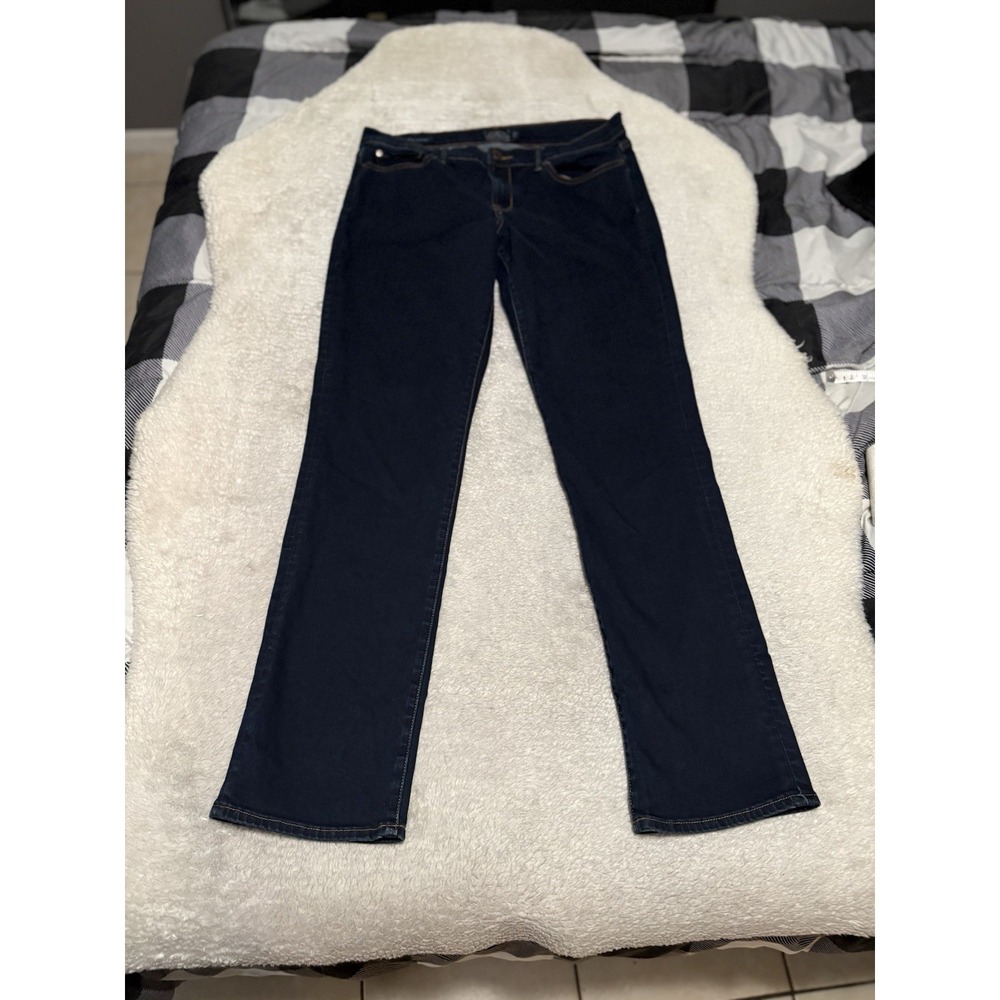 Lucky Brand Mid Rise Straight Sweet Blue Jeans Size 14 32R Pants Stretch
